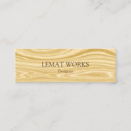 Elegant Wood 3 Mini Visitekaartje
