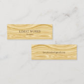 Elegant Wood 3 Mini Visitekaartje (Voorkant / Achterkant)