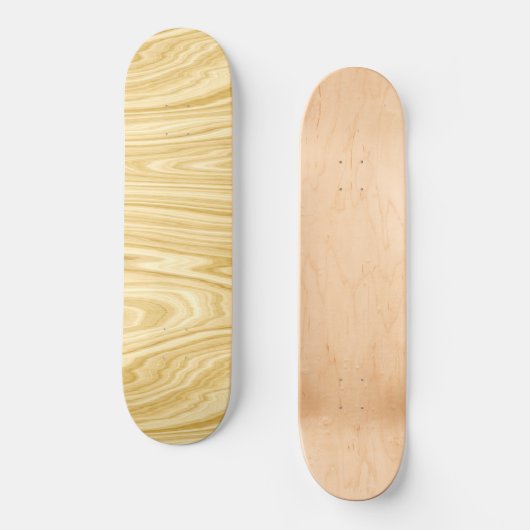 Elegant Wood 3 Persoonlijk Skateboard (Voorkant)