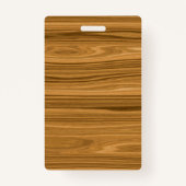 Elegant Wood Badge (Achterkant)