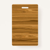 Elegant Wood Badge (Voorkant)