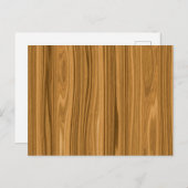Elegant Wood Briefkaart (Voorkant / Achterkant)