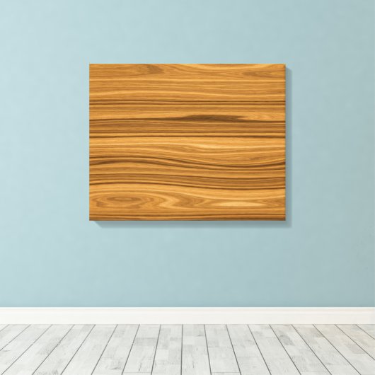 Elegant Wood Canvas Afdruk (Insitu (Houten vloer))