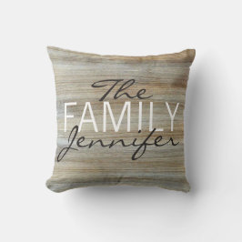 Elegant Wood Grain Achtergrond #2 Kussen