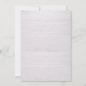 Elegant Wood kerstfeest Kaart (Achterkant)