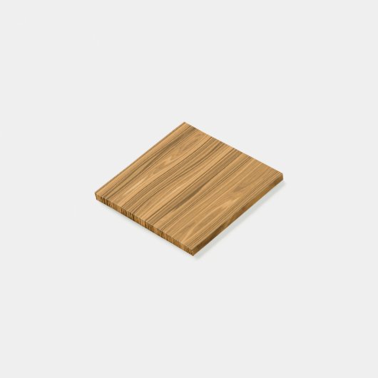 Elegant Wood Post-it® Notes (Schuin)