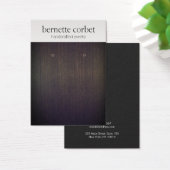 Elegant Wood Soft Silver-draagkaart Visitekaartjes (Bureau)