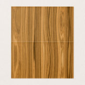 Elegant Wood Visitekaartje (Binnenkant ongevouwen)