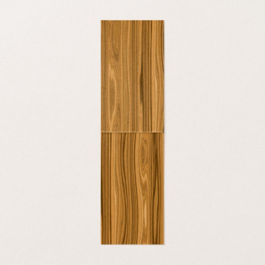 Elegant Wood Visitekaartje (Binnenkant ongevouwen)