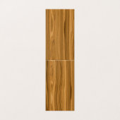 Elegant Wood Visitekaartje (Buitenkant ongevouwen)