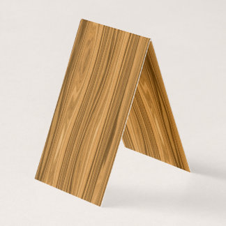 Elegant Wood Visitekaartje