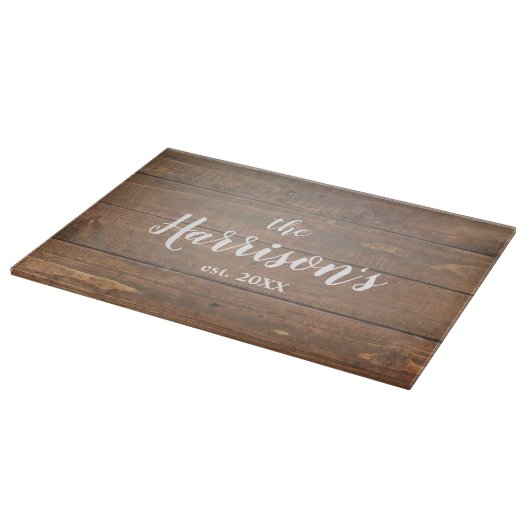 Elegant Wood Weddings Kitchen Custom Cutting Board Snijplank (Hoek)