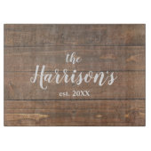 Elegant Wood Weddings Kitchen Custom Cutting Board Snijplank (Voorkant)