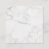 Elegant Woodland Baby shower Advies Kaart (Achterkant)