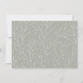 Elegant Woodland Forest Dieren Baby shower Kaart (Achterkant)