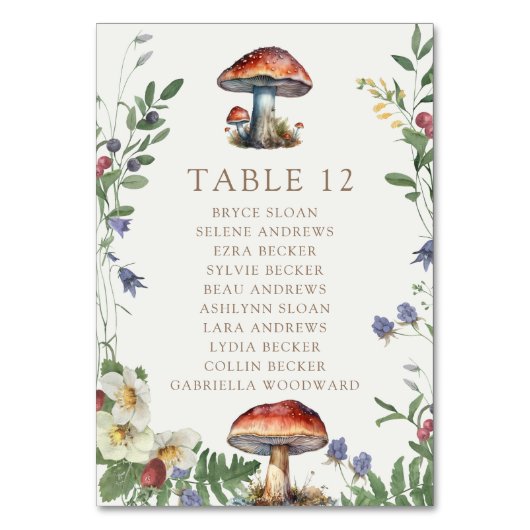 Elegant Woodland | Forest Wedding Kaart (Voorkant)