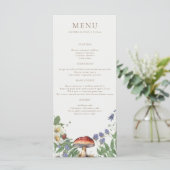 Elegant Woodland | Forest Wedding Menu (Staand voorkant)