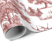 Elegant  Woodland Red Fox Konijnentoilet Cadeaupapier (Rol Hoek)