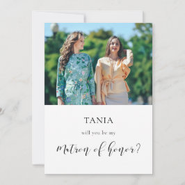 Elegant Word jij mijn Ereheer fotokaart? Kaart