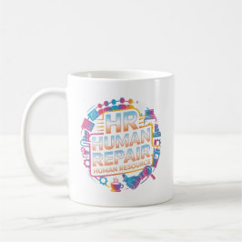 Elegant Workplace Peacekeeper HR Mug Design Koffiemok