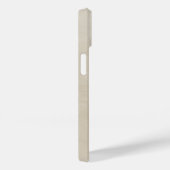 Elegant Wreath Monogram | Beige Case-Mate iPhone Case (Achterkant / Rechts)