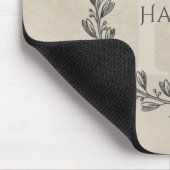 Elegant Wreath Monogram | Muismat beige (Hoek)