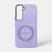 Elegant Wreath Monogram | PAARS Samsung Galaxy Hoesje (Achterkant)