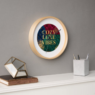 Elegant Wrist Watch with "Cozy Luxe Vibes" Design 