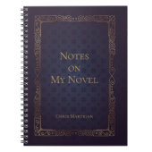 Elegant Writer's Custom Notitieboek (Voorkant)