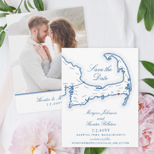 Elegant Wychmere Beach Club Bruiloft Save The Date