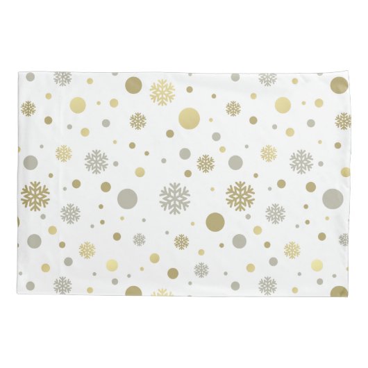 Elegant yellow and white gray merry Christmas  Kussensloop (Achterkant)