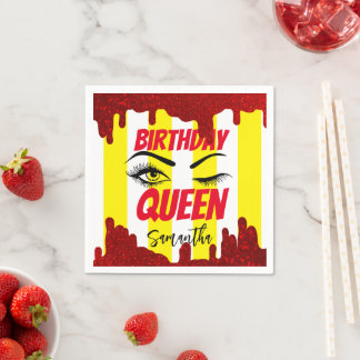 Elegant Yellow Birthday 18th | 21e | 40e | 50e Servet