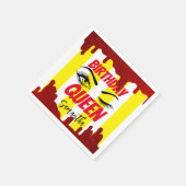 Elegant Yellow Birthday 18th | 21e | 40e | 50e Servet (Hoek)