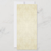Elegant yellow damask trouwcadeau (Achterkant)