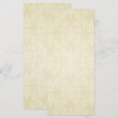 Elegant yellow damask trouwcadeau (Voorkant / Achterkant)