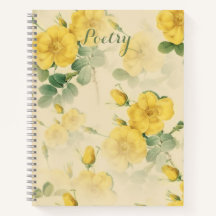 Elegant Yellow Flowers Poetry-laptop