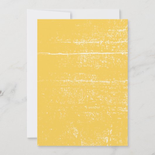 Elegant Yellow Lemons Verlovingsfeest Uitnodiging (Achterkant)