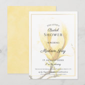 Elegant Yellow Magnolia Vrijgezellenfeest Kaart (Voorkant / Achterkant)