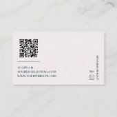 Elegant Yellow Old Money Visitekaartje (Achterkant)