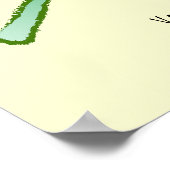 Elegant Yellow Rose Poster (Hoek)