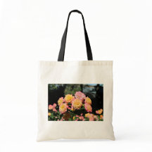 Elegant Yellow Roses Canvas tas