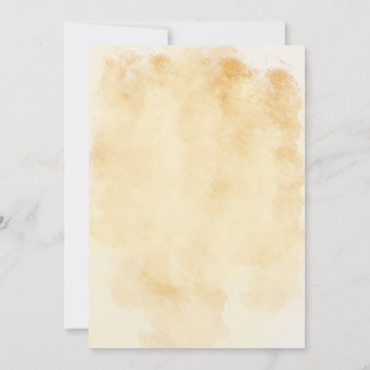 Elegant -Yellow Sunflower Engagement Party Kaart (Achterkant)