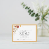 Elegant Yellow Wilde Vrijgezellenfeest Game Informatiekaartje (Staand voorkant)