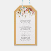 Elegant Yellow Wilde Vrijgezellenfeest No Wrap Cadeaulabel (Achterkant)