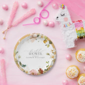 Elegant Yellow Wilde Vrijgezellenfeest Papieren Bordje (Feest)