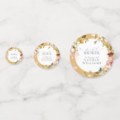 Elegant Yellow Wilde Waterverf Vrijgezellenfeest Confetti (Voorkanten)