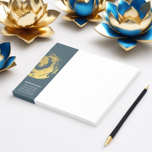 Elegant YOGA Blue & Gold ZEN Symboolestrijken Post-it® Notes