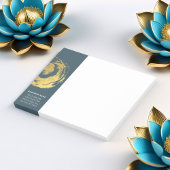 Elegant YOGA Blue & Gold ZEN Symboolestrijken Post-it® Notes