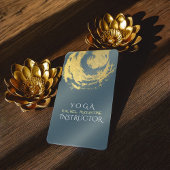 Elegant YOGA Blue & Gold ZEN Symboolestrijken Visitekaartje
