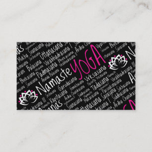 Elegant Yoga Center / Yoga Business / Teacher's Visitekaartje